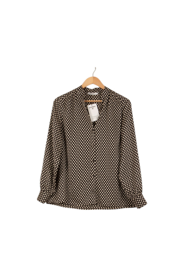 Chemise Noire et Blanche - Taille S/36 de la marque ZAPA | PARAD35423 - Vendu par Paradigme - Image 2