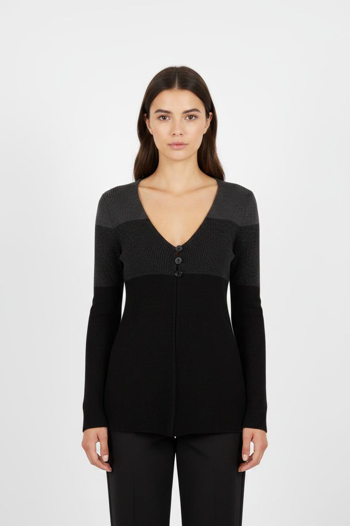 Gilet Noir et Gris - Taille L/40