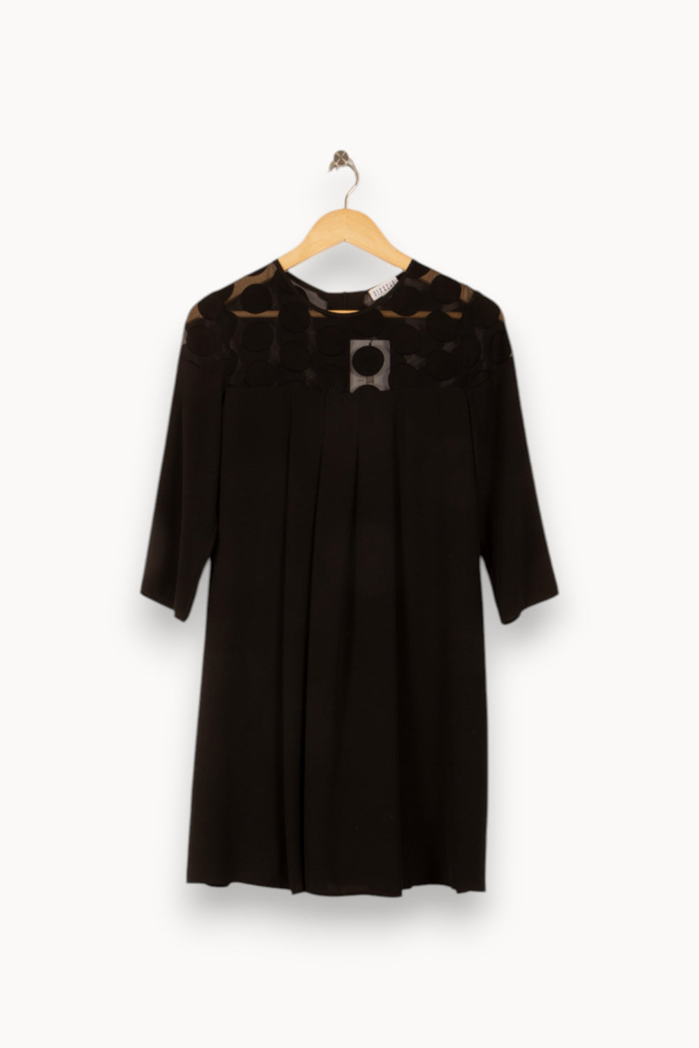 Robe Courte Noire - Taille S/36 de la marque Claudie Pierlot | PARAD35430 - Vendu par Paradigme - Image 2