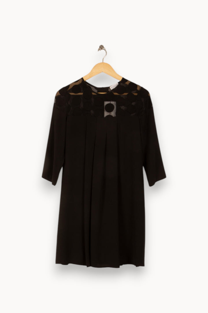 Robe Courte Noire - Taille S/36 de la marque Claudie Pierlot | PARAD35430 - Vendu par Paradigme - Image 2