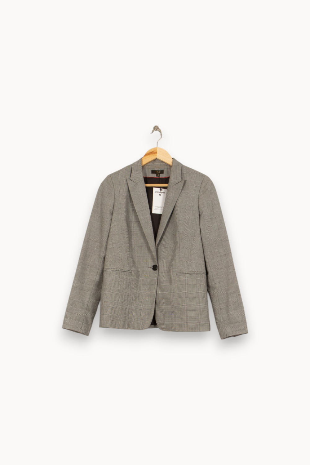 Blazer Gris - Taille M/38 de la marque Maison 123 | PARAD35432 - Vendu par Paradigme - Image 2