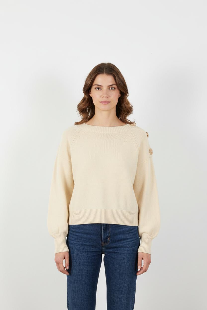 Pull Beige - Taille XS/34