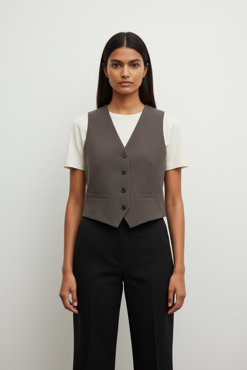 Gilet Gris - Taille XS/34