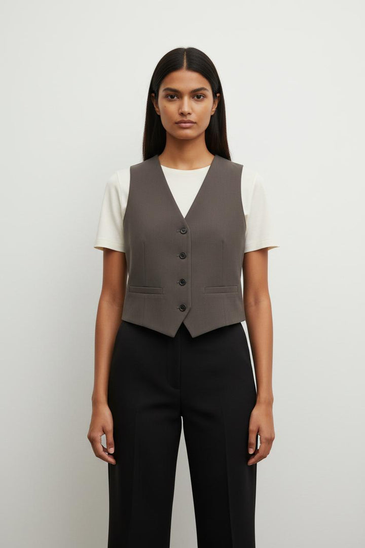 Gilet Gris - Taille XS/34