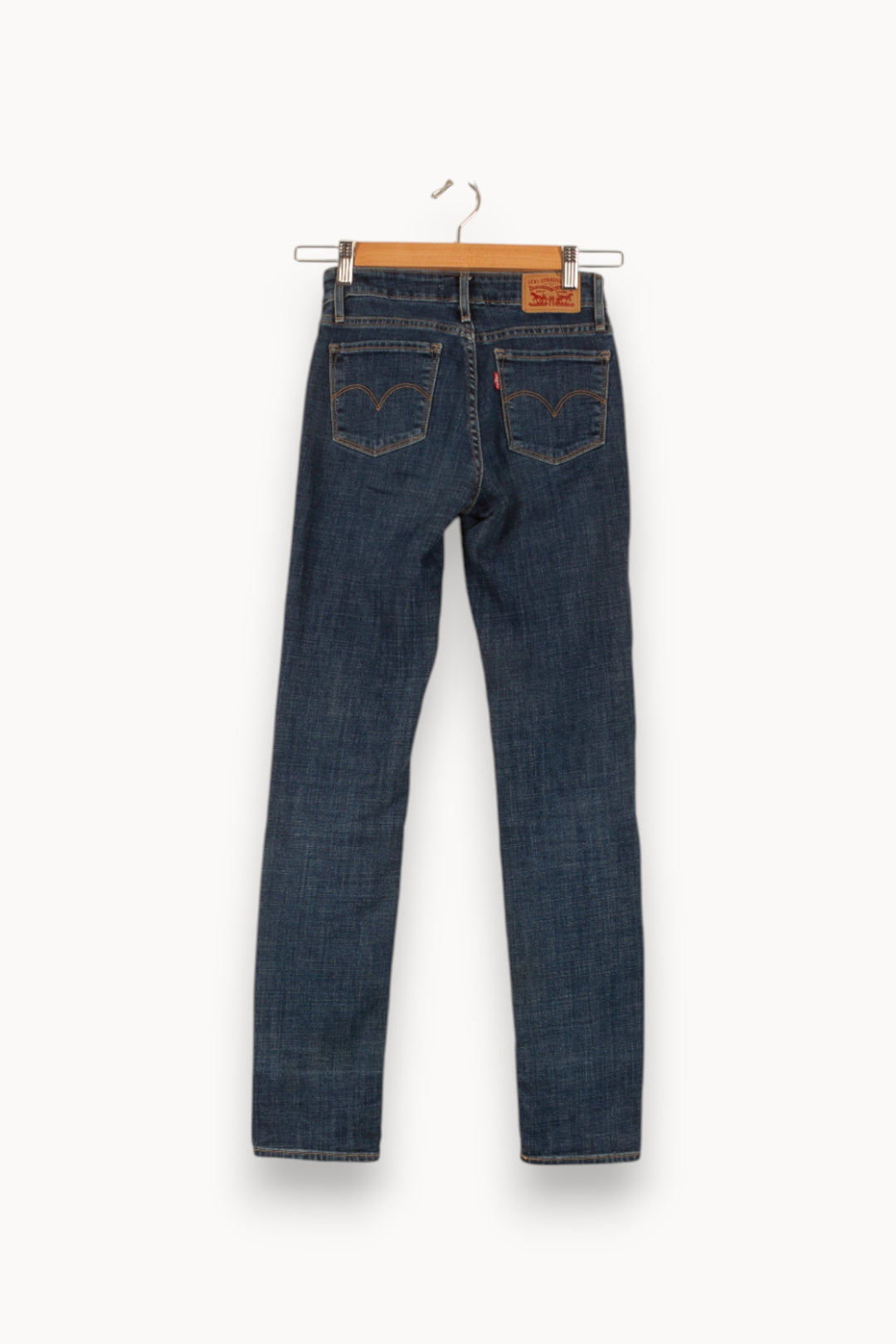 Jean Droit Bleu - Taille XS/34 de la marque Levi's | PARAD35437 - Vendu par Paradigme - Image 4