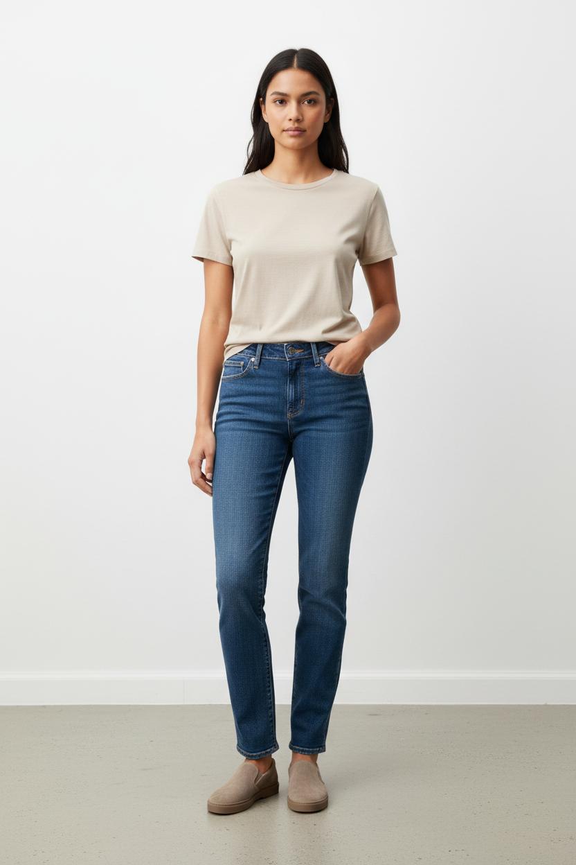 Jean Droit Bleu - Taille XS/34