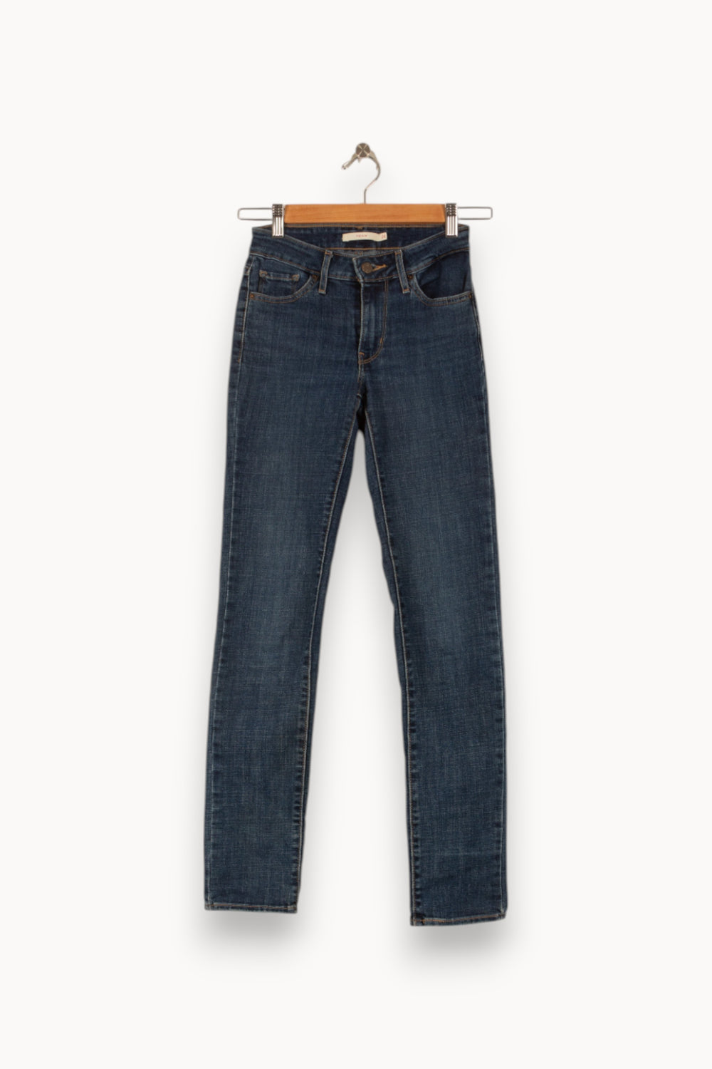Jean Droit Bleu - Taille XS/34 de la marque Levi's | PARAD35437 - Vendu par Paradigme - Image 2