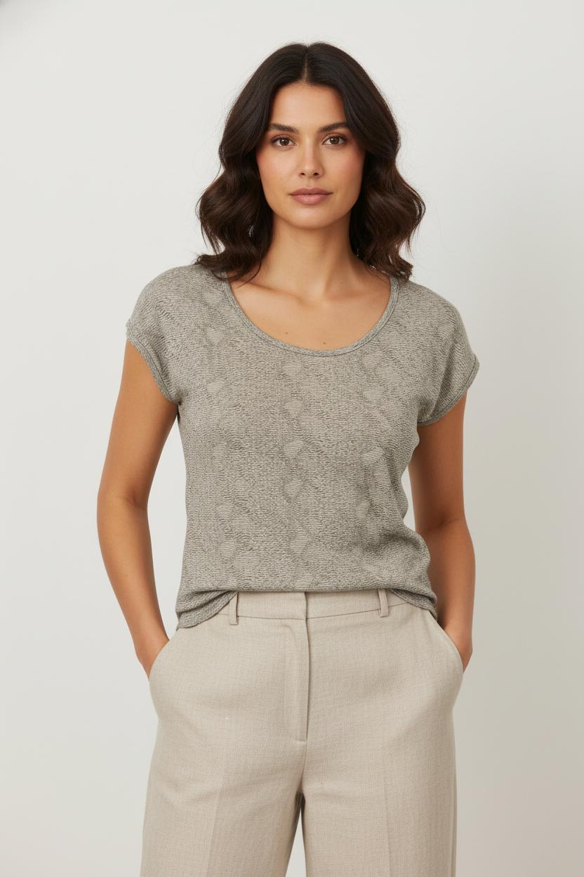Tee-shirt Gris - Taille M/38