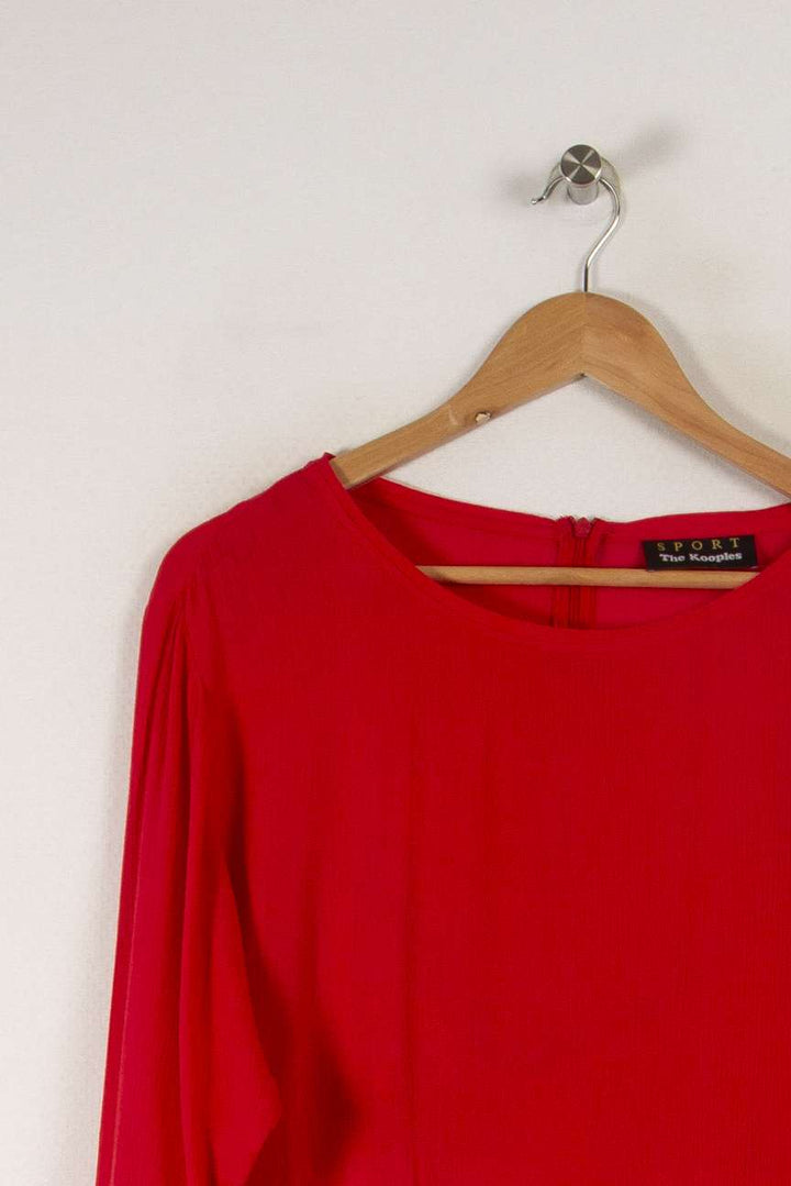 Robe Rouge - Taille L/40 de la marque The Kooples - Sport | PARAD35451 - Vendu par Paradigme - Image 2
