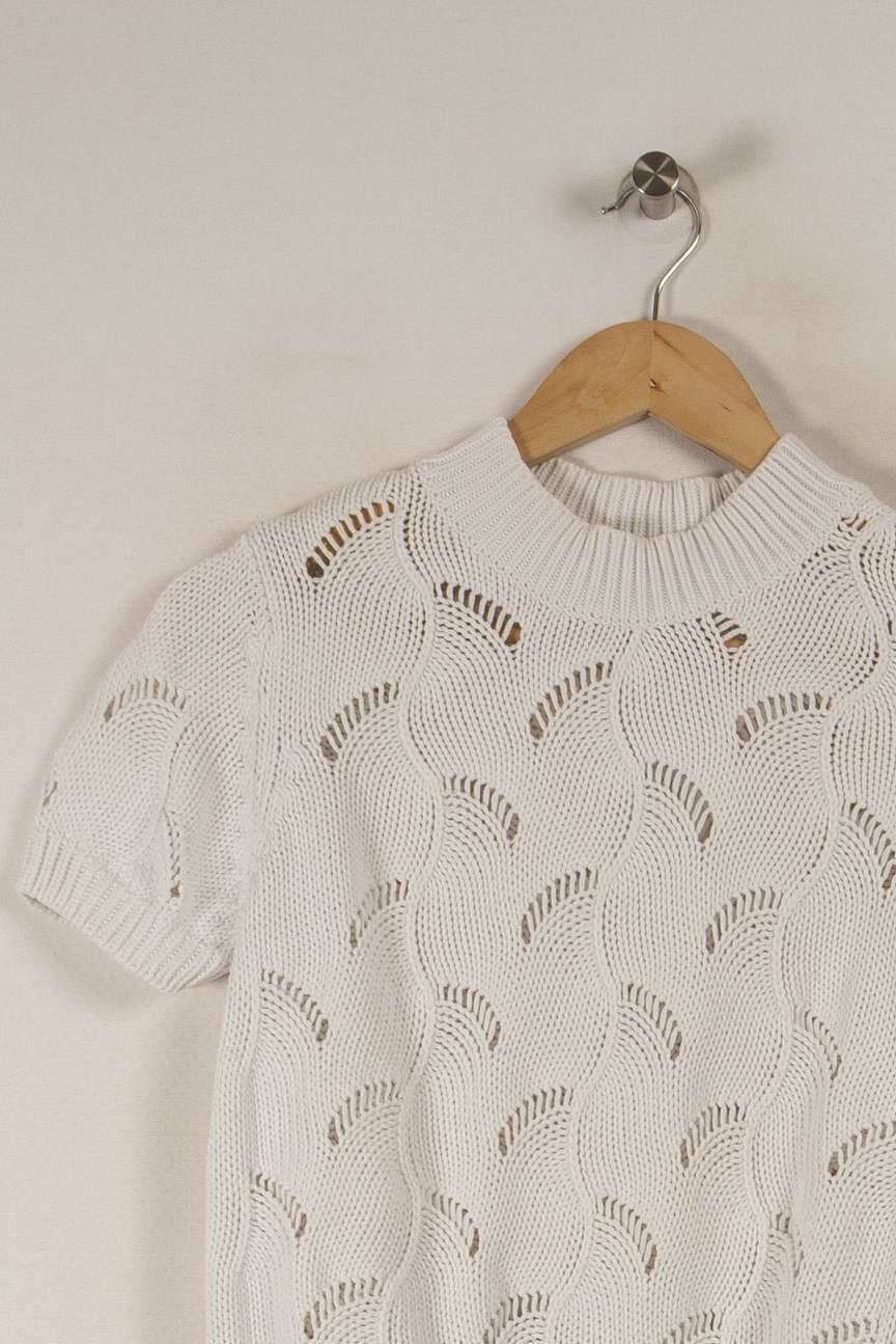 Pull blanc - Taille L/40 de la marque Saint James | PARAD35463 - Vendu par Paradigme - Image 2