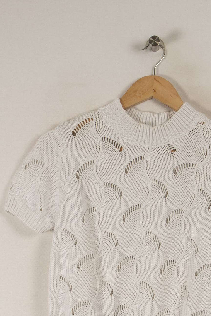 Pull blanc - Taille L/40 de la marque Saint James | PARAD35463 - Vendu par Paradigme - Image 2