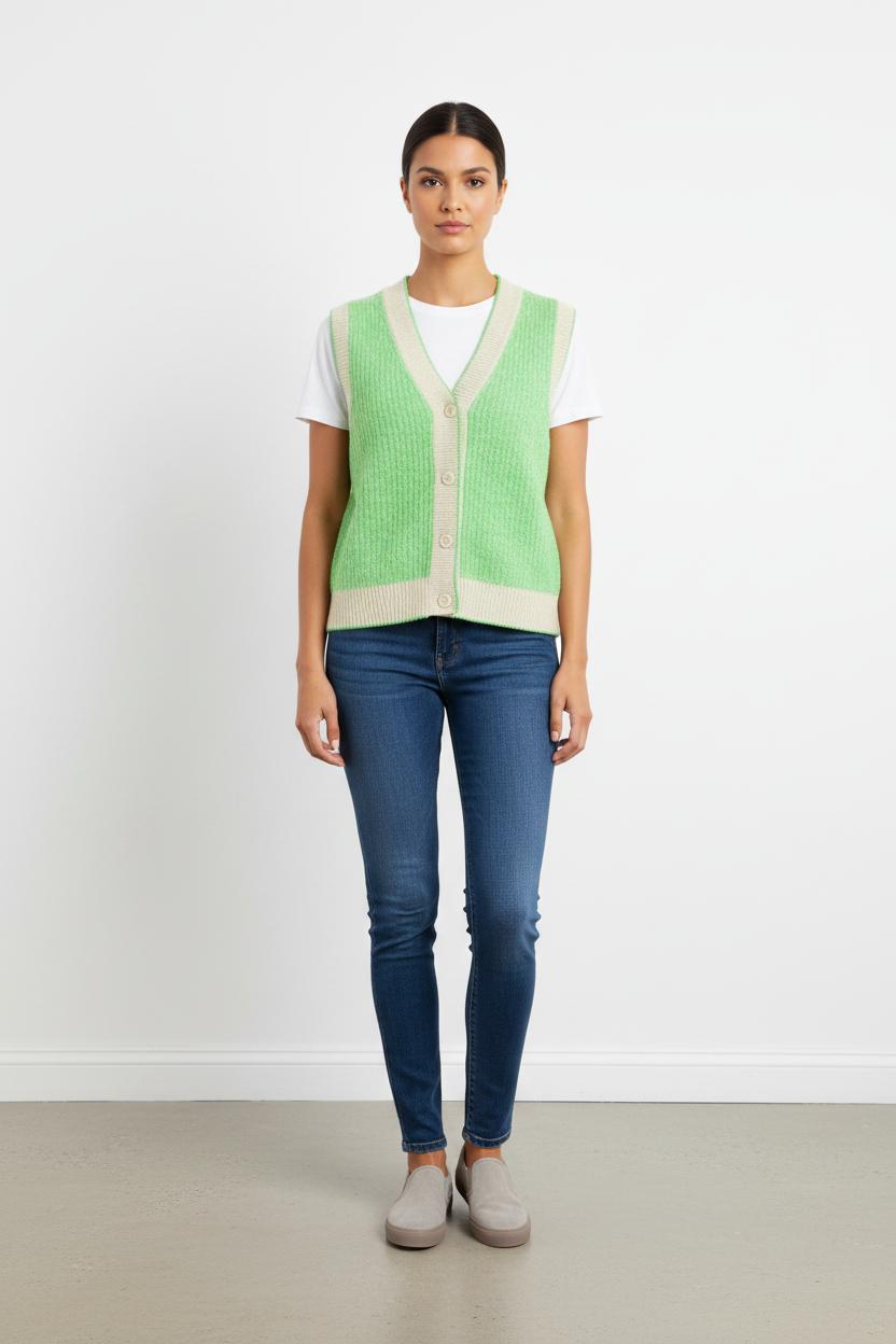 Tricot vert - Taille S/36