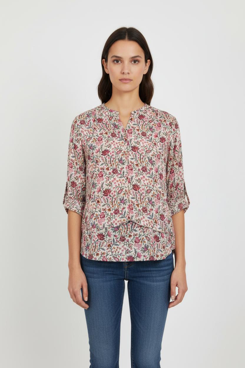 Blouse multicolore - Taille S/36