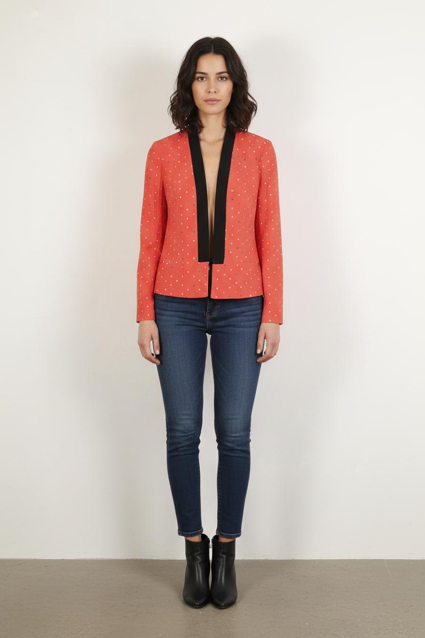 Blazer Orange et Noir - Taille S/36