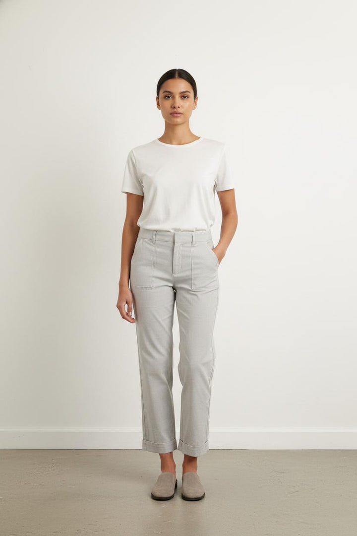 Pantalon Droit Gris - Taille S/36