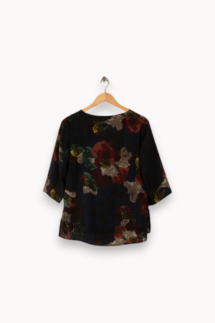 Blouse multicolore de la marque La Fée Maraboutée | PARAD35499 - Vendu par Paradigme - Image 3