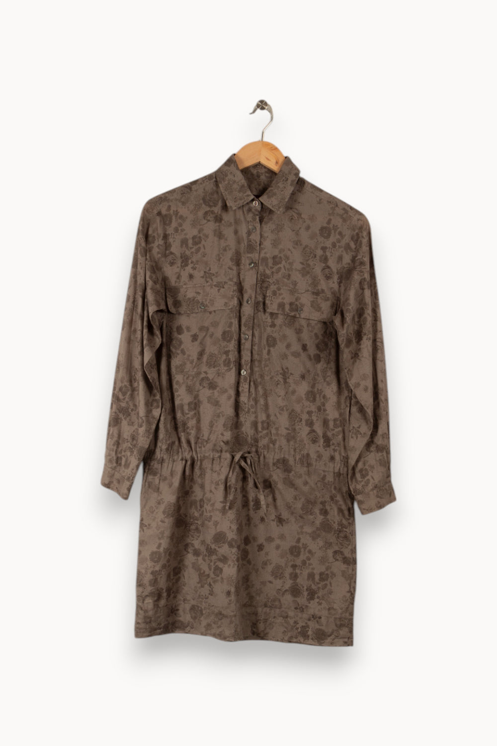 Robe chemise grise de la marque Comptoir des Cotonniers | PARAD35502 - Vendu par Paradigme - Image 1