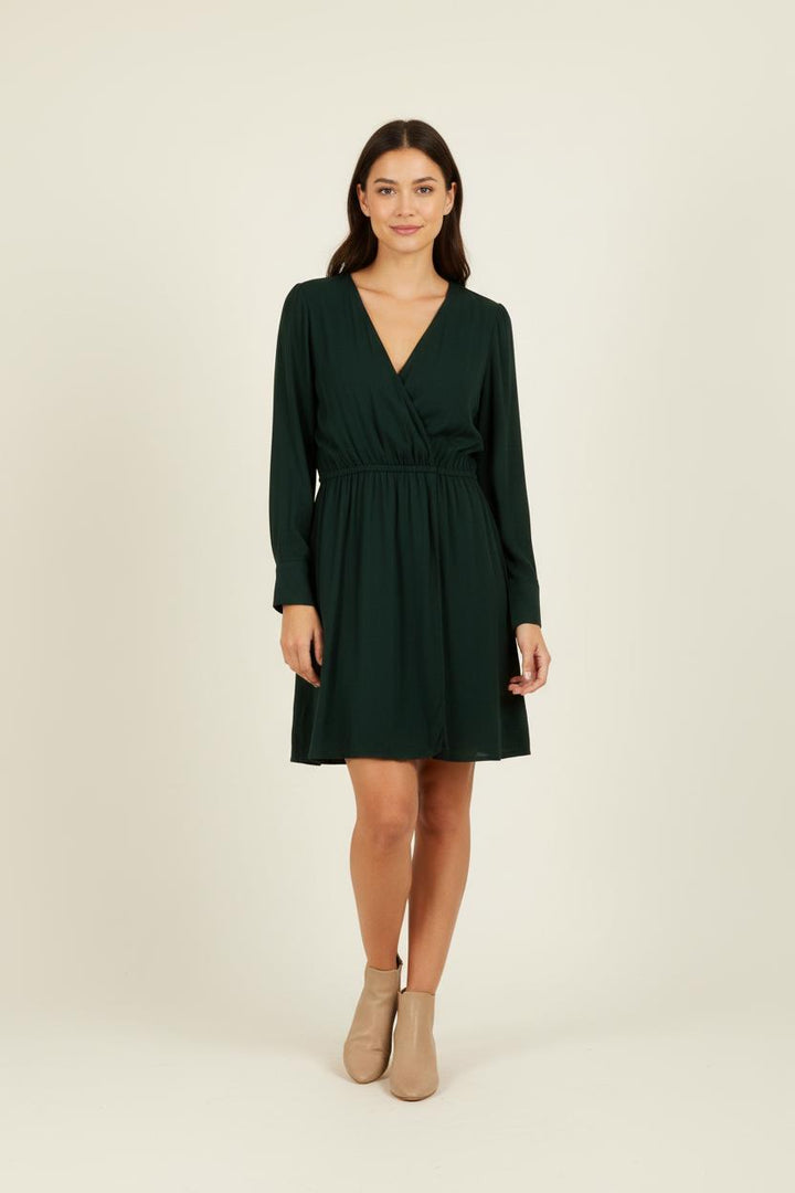 Robe Portefeuille Verte - Taille M/38 de la marque I.Code | PARAD35508 - Vendu par Paradigme - Image 1