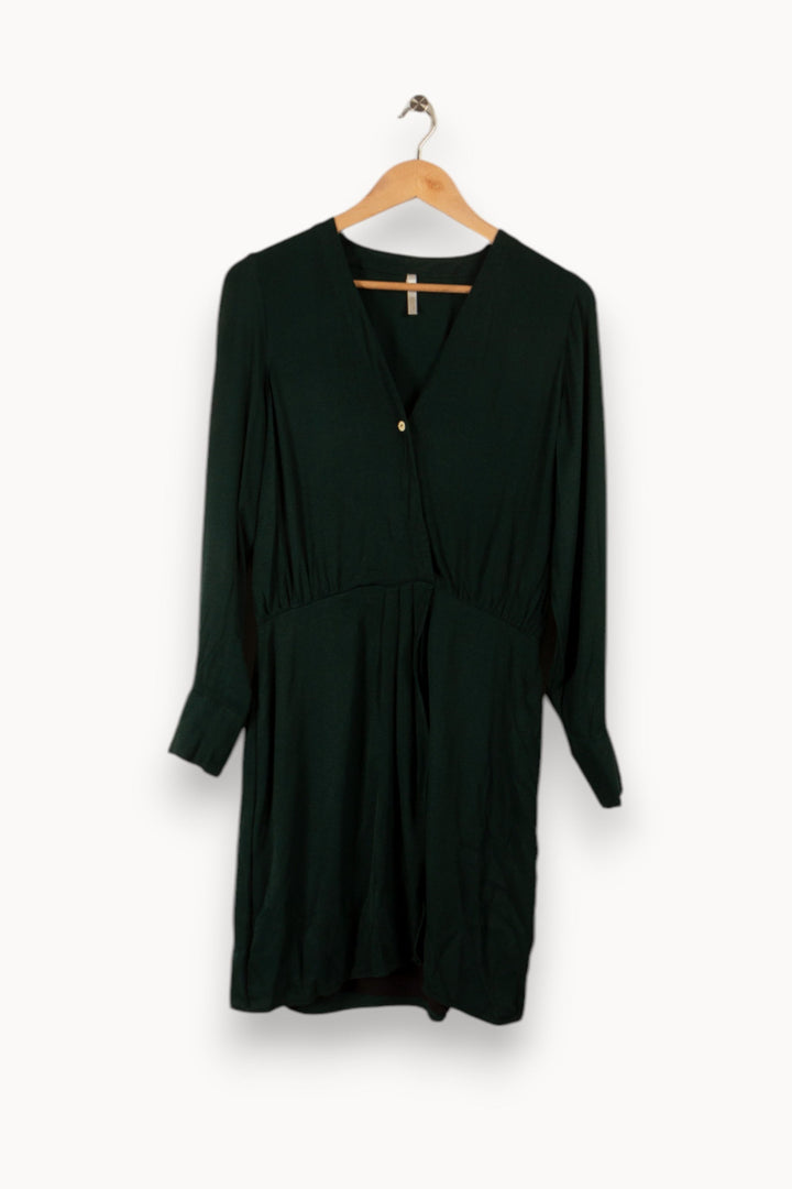 Robe Portefeuille Verte - Taille M/38 de la marque I.Code | PARAD35508 - Vendu par Paradigme - Image 2