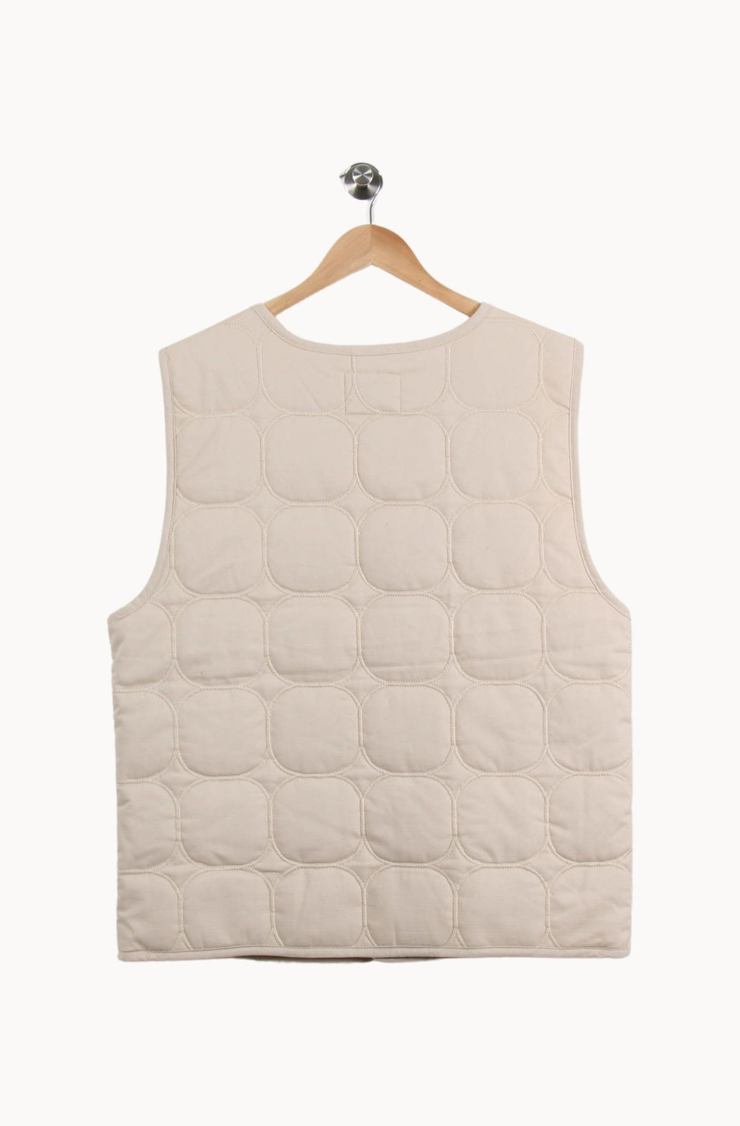 Gilet Matelassé Beige - Taille XL/42 de la marque American Vintage | PARAD35519 - Vendu par Paradigme - Image 4