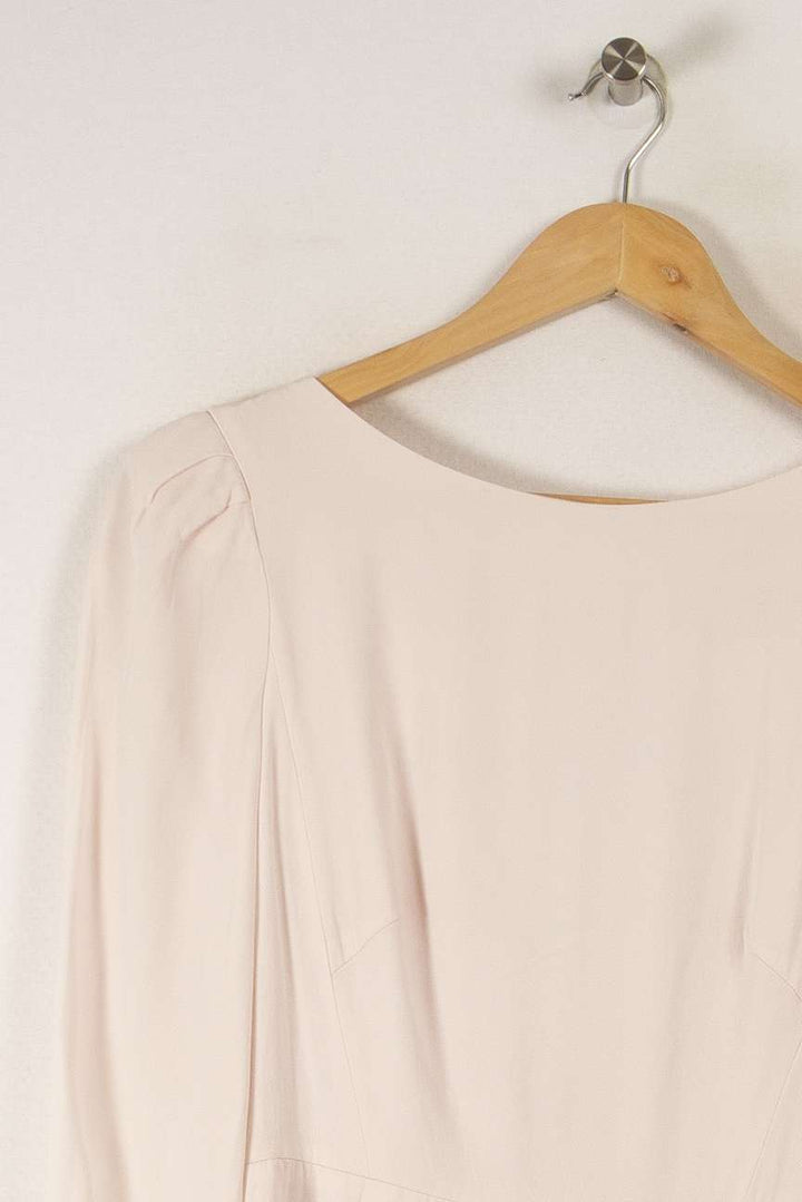 Robe rose à lacets de la marque Tara Jarmon | PARAD35527 - Vendu par Paradigme - Image 2
