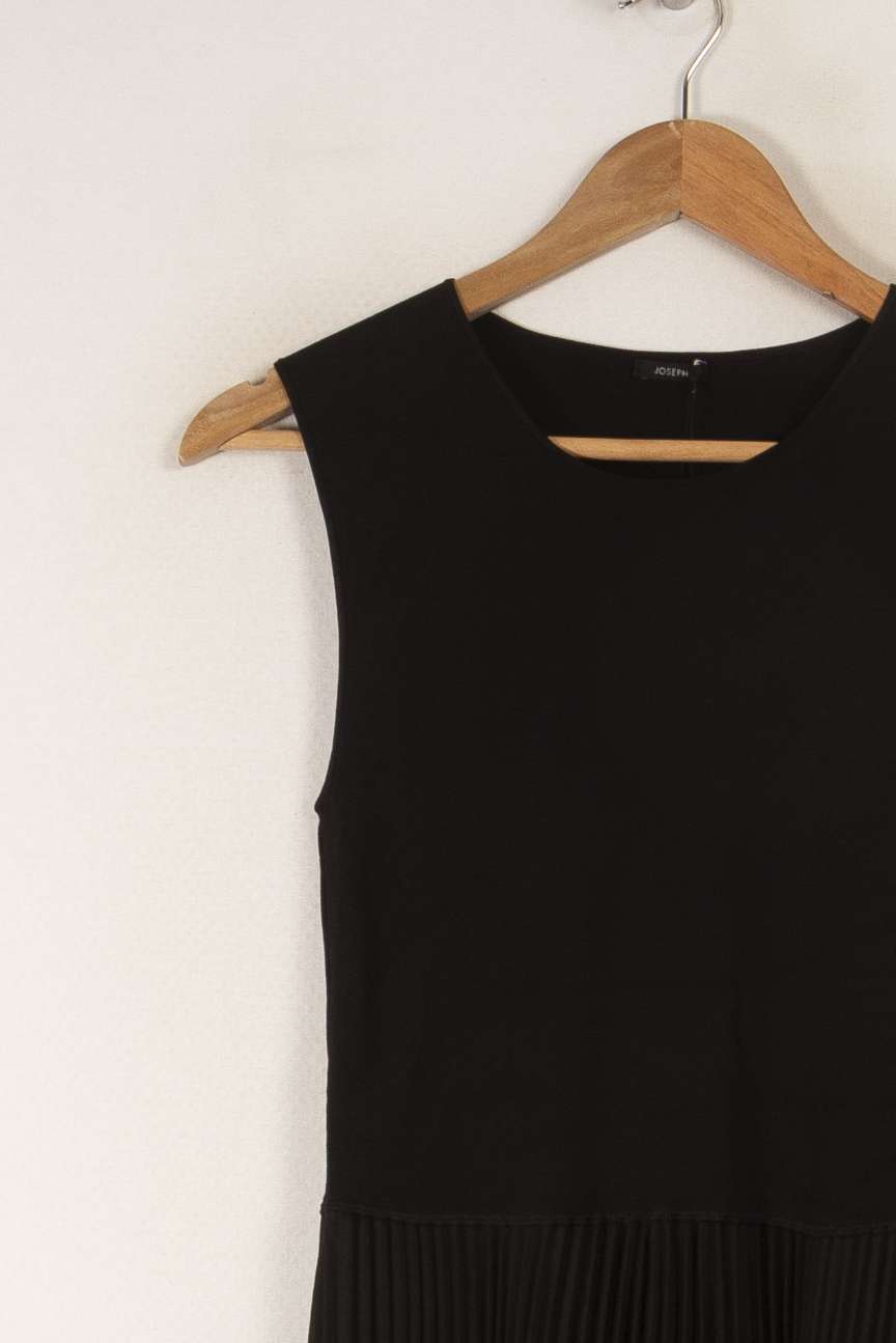 Robe longue noire plissée - Taille S/36 de la marque Joseph | PARAD35538 - Vendu par Paradigme - Image 2