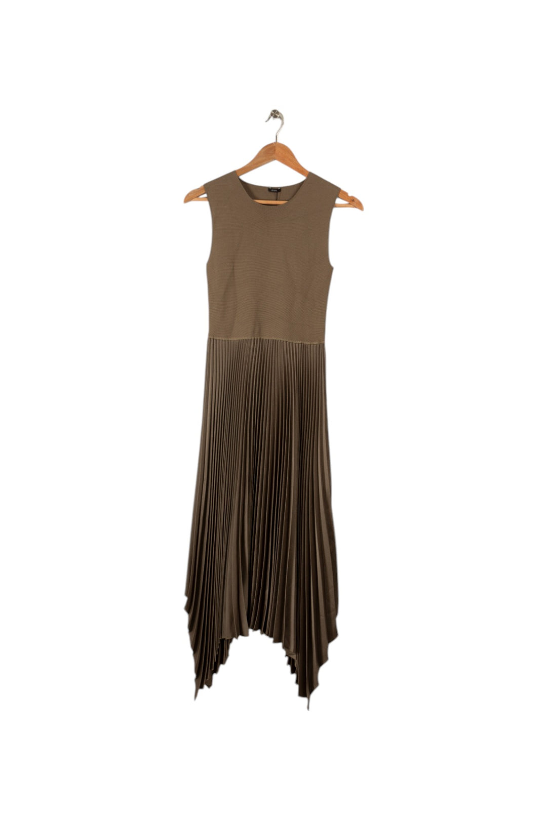 Robe longue verte plissée - Taille S/36 de la marque Joseph | PARAD35539 - Vendu par Paradigme - Image 1