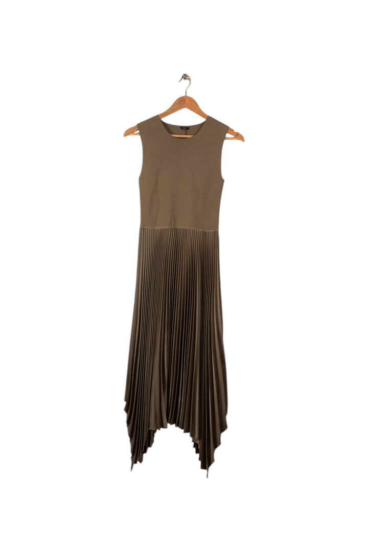 Robe longue verte plissée - Taille S/36 de la marque Joseph | PARAD35539 - Vendu par Paradigme - Image 1