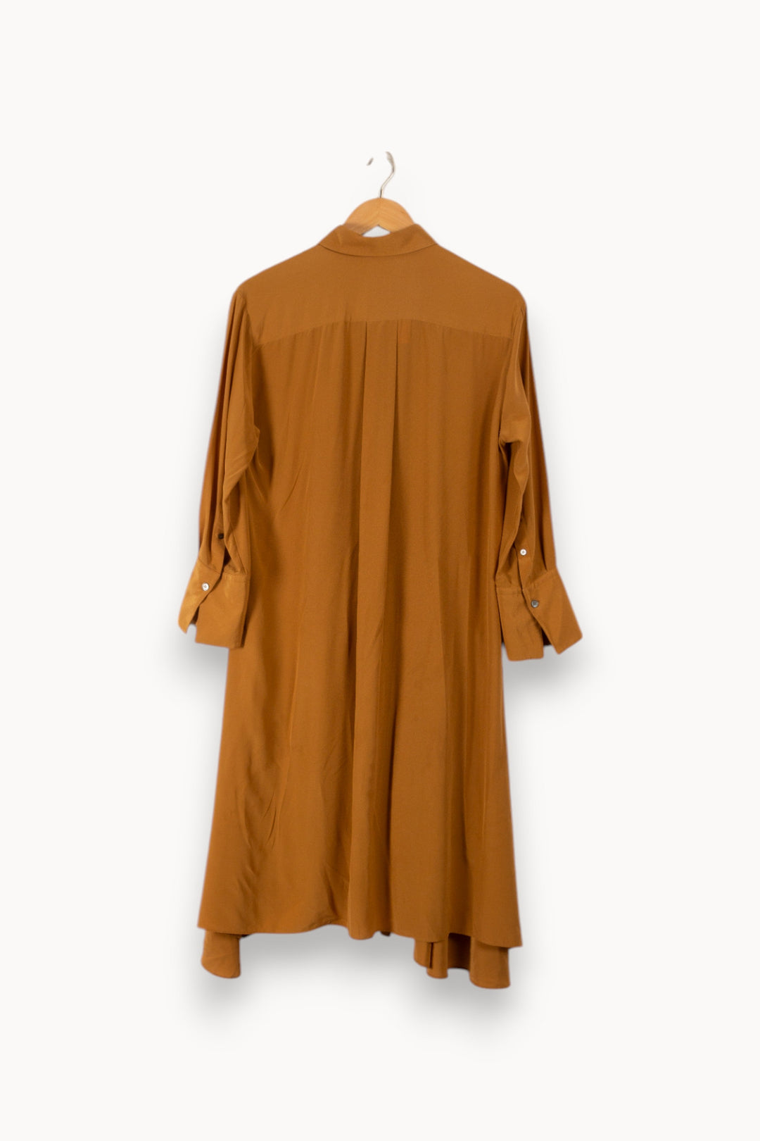 Robe jaune moutarde/marron - Taille S/36 de la marque Joseph | PARAD35540 - Vendu par Paradigme - Image 3