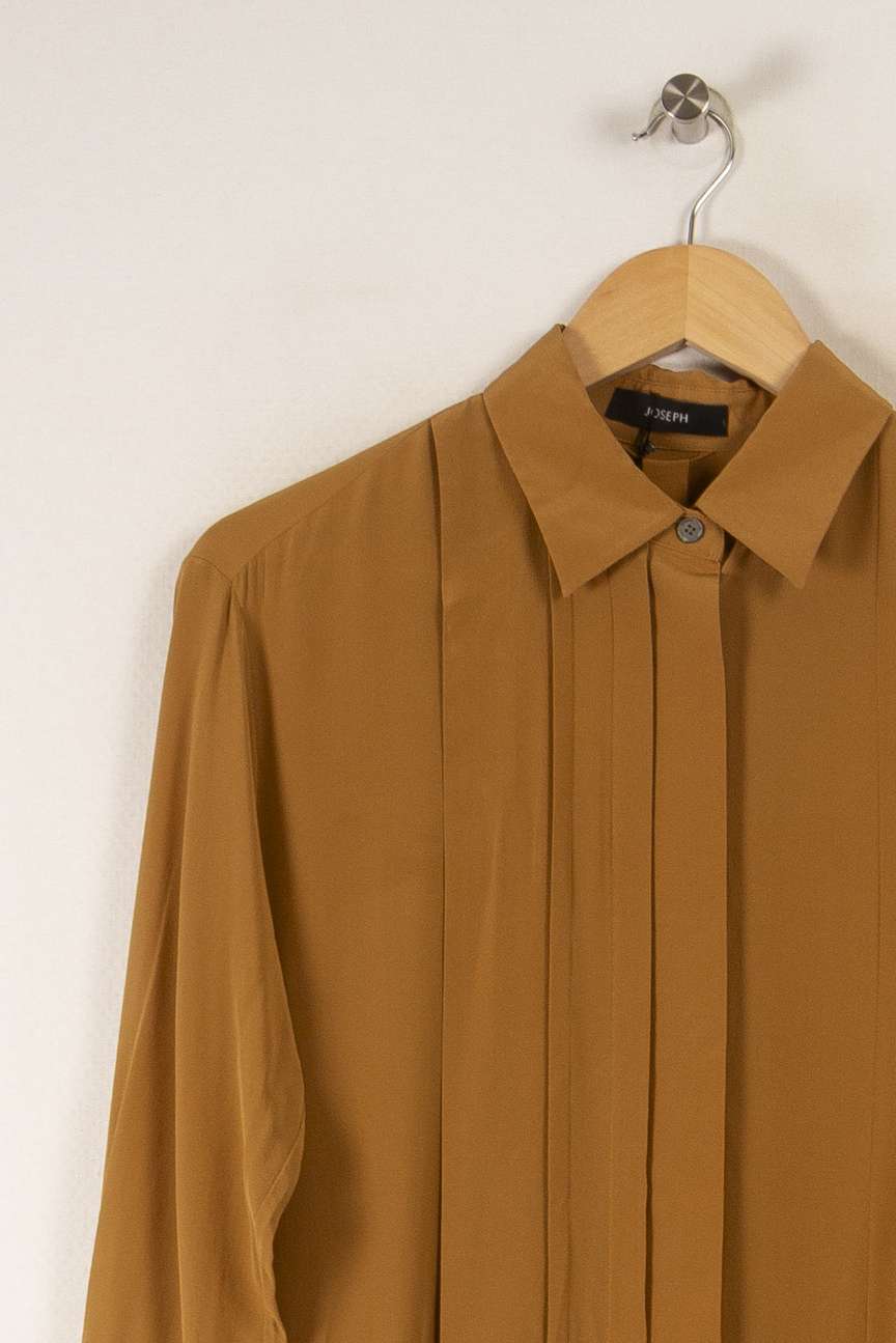Robe jaune moutarde/marron - Taille S/36 de la marque Joseph | PARAD35540 - Vendu par Paradigme - Image 2