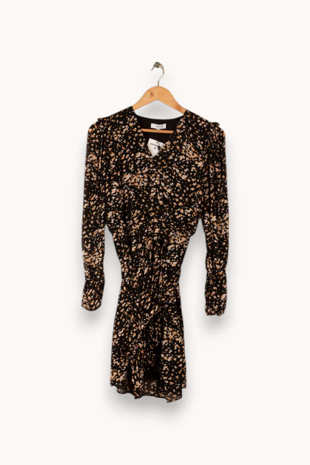 Robe noire à motifs - Taille S/36 de la marque Suncoo | PARAD35551 - Vendu par Paradigme - Image 1