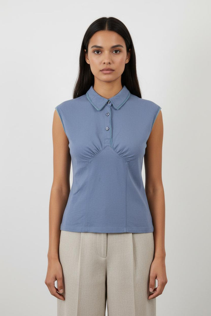 Top bleu - Taille M/38