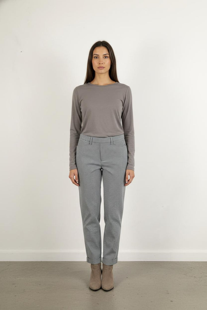 Pantalon À Carreaux Noir et Blanc - Taille XL/42