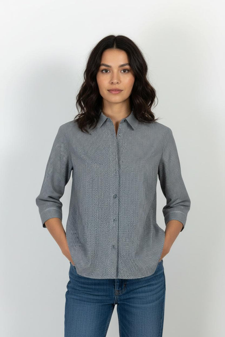 Chemise Grise - Taille L/40 de la marque Galeries Lafayette | PARAD35563 - Vendu par Paradigme - Image 1