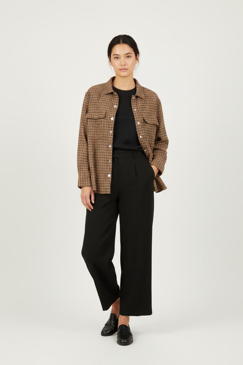 Chemise Overshirt Beige et Marron - Taille XL/42 de la marque Labdip | PARAD35608 - Vendu par Paradigme - Image 1