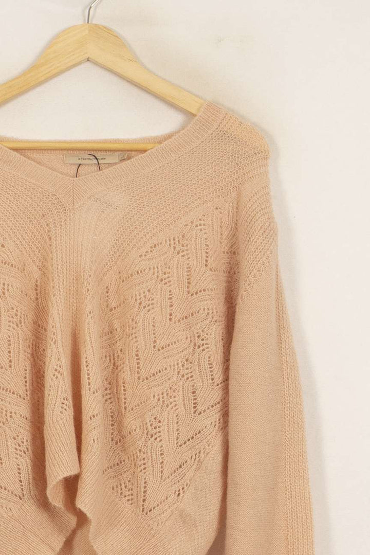 Pull Rose - Taille L/40 de la marque La Fée Maraboutée | PARAD35611 - Vendu par Paradigme - Image 3