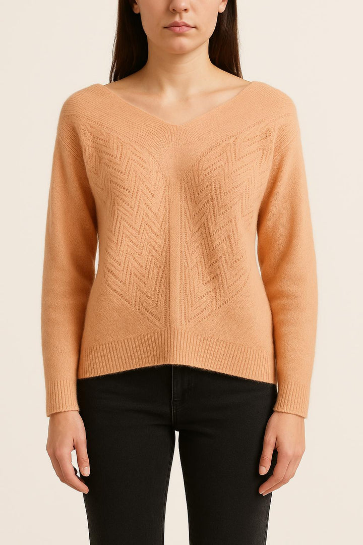 Pull Rose - Taille L/40 de la marque La Fée Maraboutée | PARAD35611 - Vendu par Paradigme - Image 1