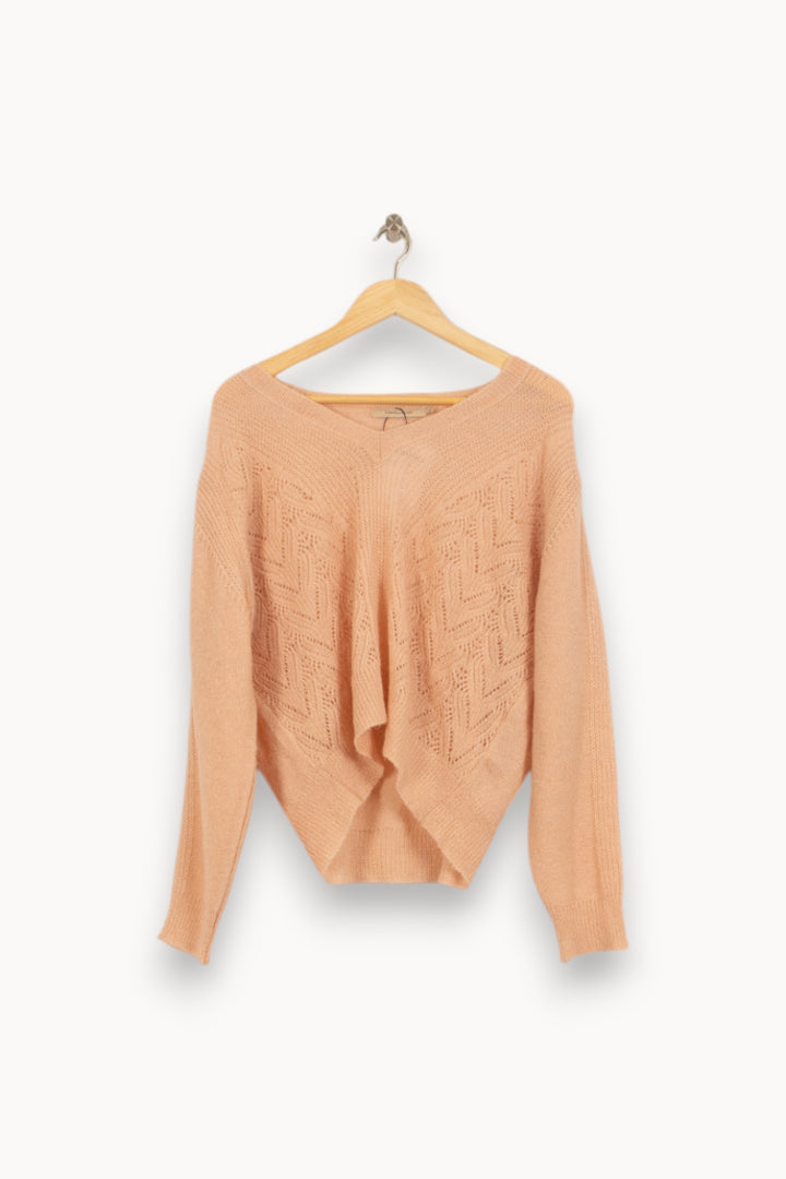 Pull Rose - Taille L/40 de la marque La Fée Maraboutée | PARAD35611 - Vendu par Paradigme - Image 2