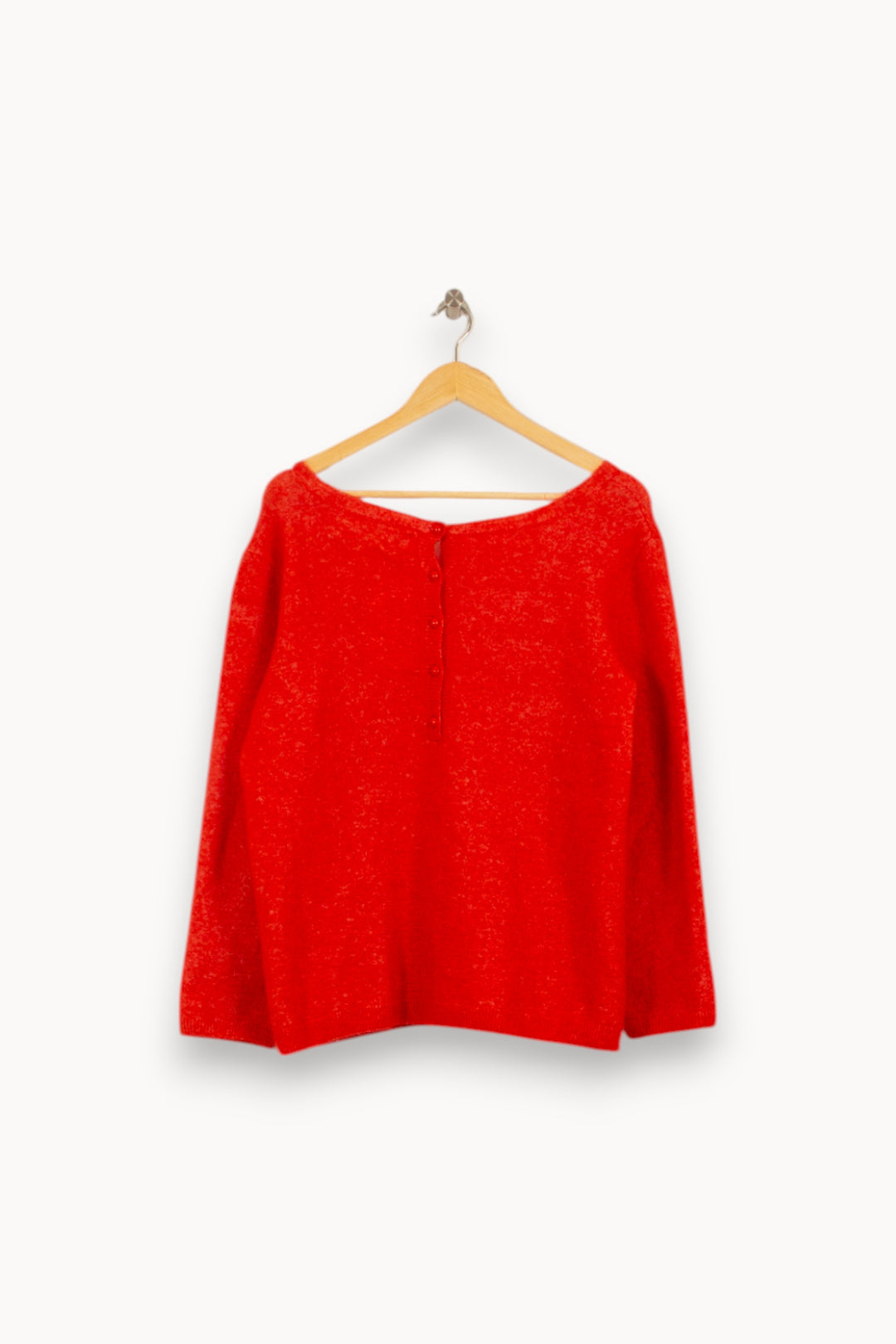 Pull Rouge - Taille L/40 de la marque Des petits hauts | PARAD35614 - Vendu par Paradigme - Image 4