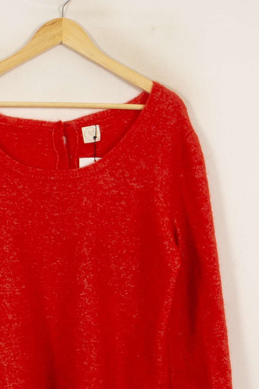 Pull Rouge - Taille L/40 de la marque Des petits hauts | PARAD35614 - Vendu par Paradigme - Image 3