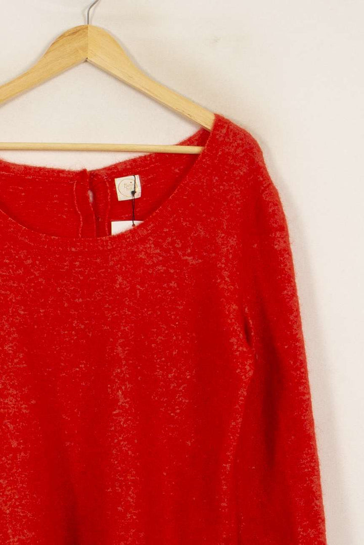 Pull Rouge - Taille L/40 de la marque Des petits hauts | PARAD35614 - Vendu par Paradigme - Image 3