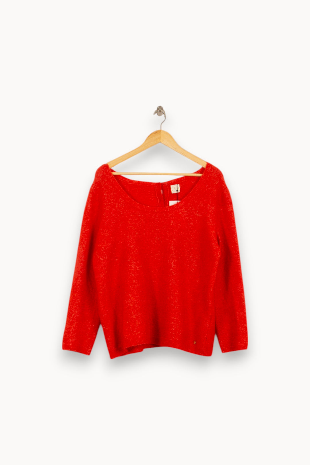 Pull Rouge - Taille L/40 de la marque Des petits hauts | PARAD35614 - Vendu par Paradigme - Image 2