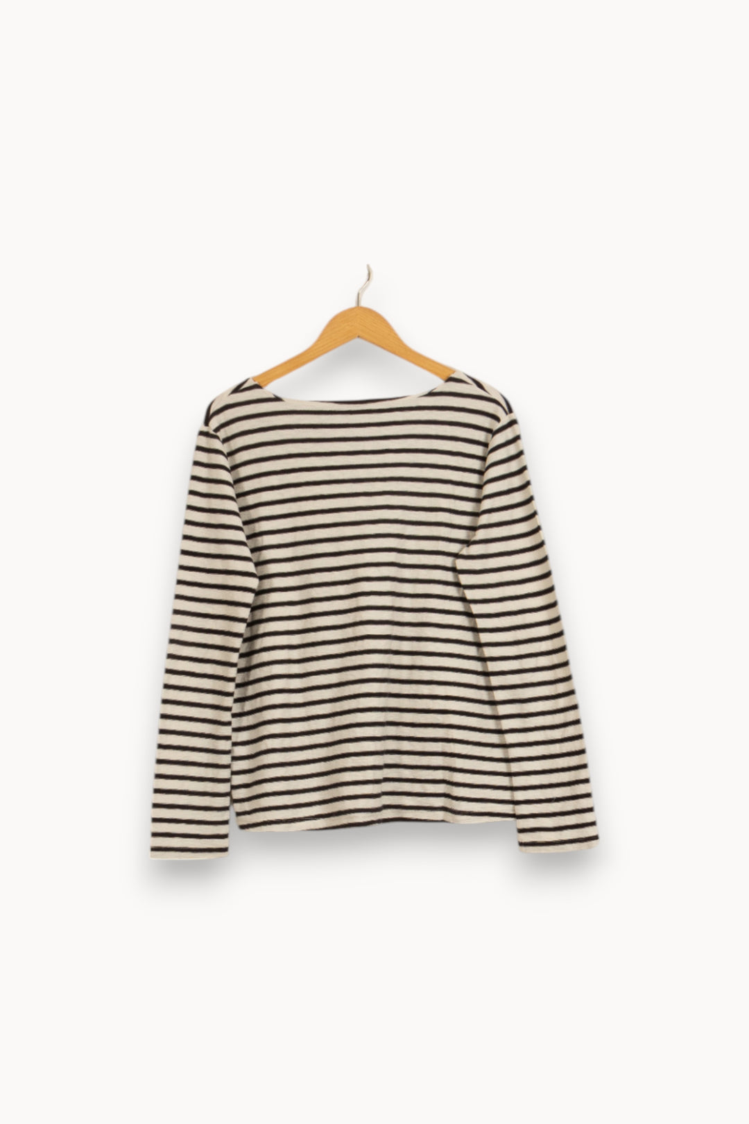 Marinière Blanche et Noire - Taille L/40 de la marque Léon & Harper | PARAD35629 - Vendu par Paradigme - Image 4