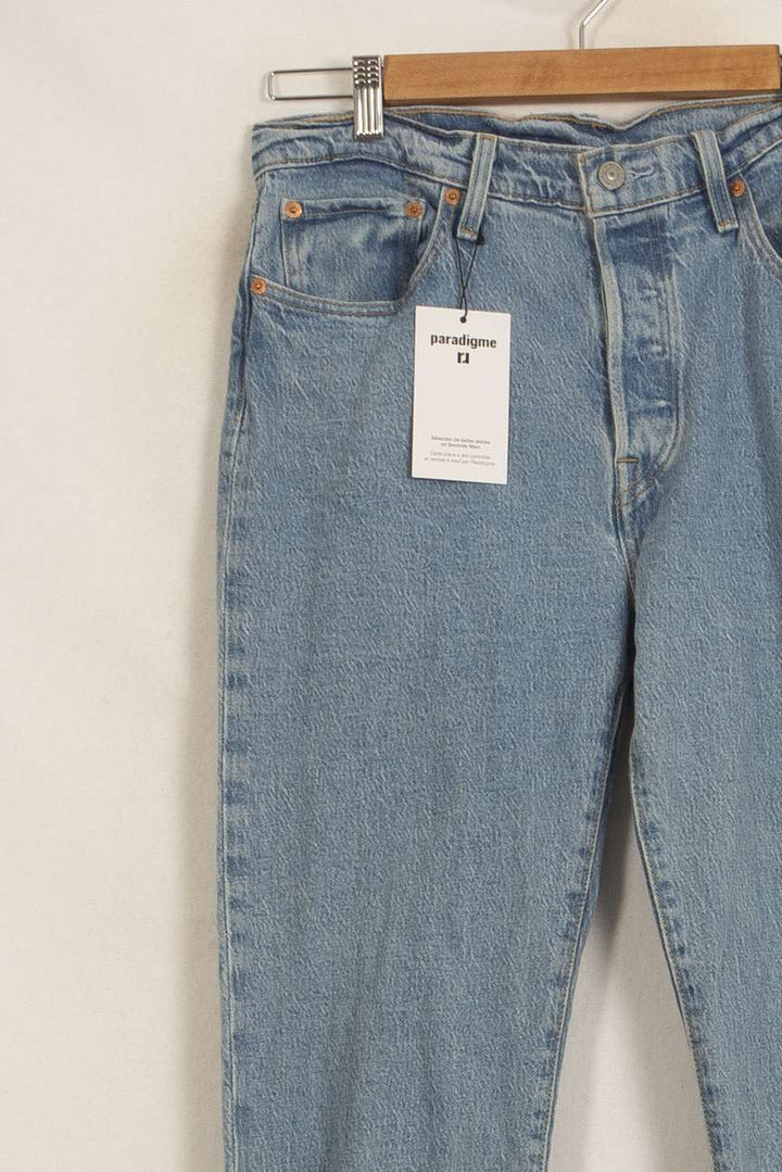Jean Droit Bleu - Taille M/38 de la marque Levi's | PARAD35636 - Vendu par Paradigme - Image 3