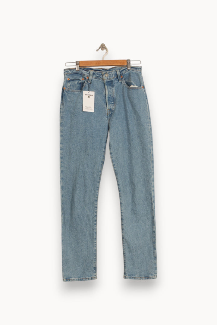Jean Droit Bleu - Taille M/38 de la marque Levi's | PARAD35636 - Vendu par Paradigme - Image 2