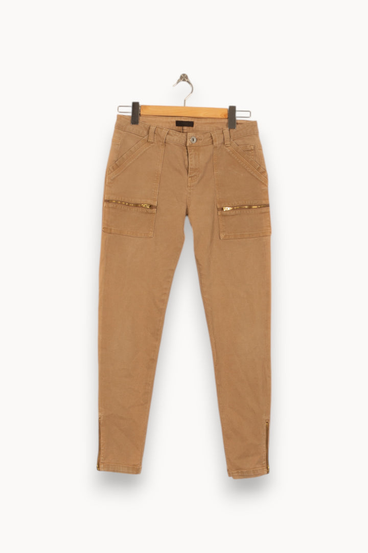 Pantalon Cargo Beige - Taille M/38 de la marque IKKS | PARAD35639 - Vendu par Paradigme - Image 2