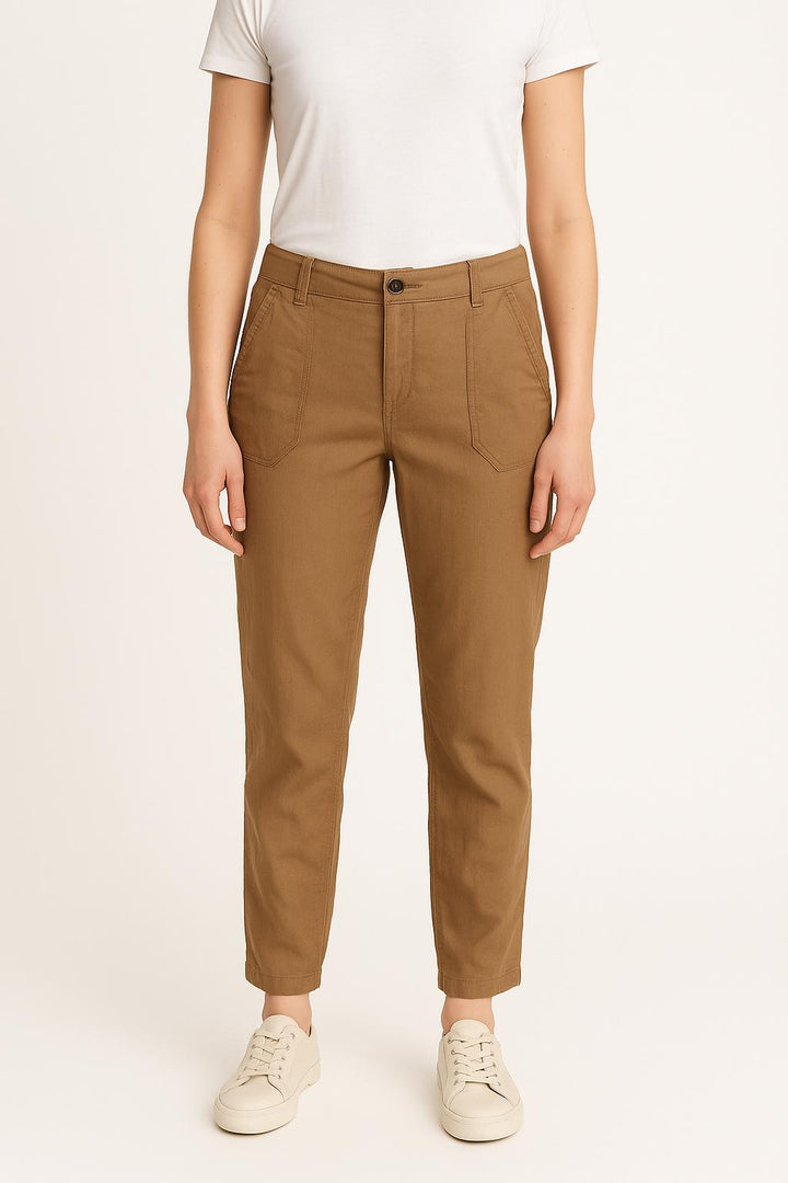 Pantalon Marron - Taille M/38 de la marque IKKS | PARAD35640 - Vendu par Paradigme - Image 1