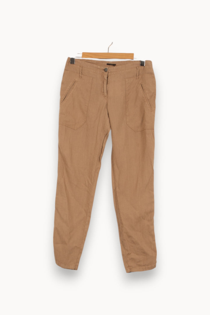 Pantalon Marron - Taille M/38 de la marque IKKS | PARAD35640 - Vendu par Paradigme - Image 2