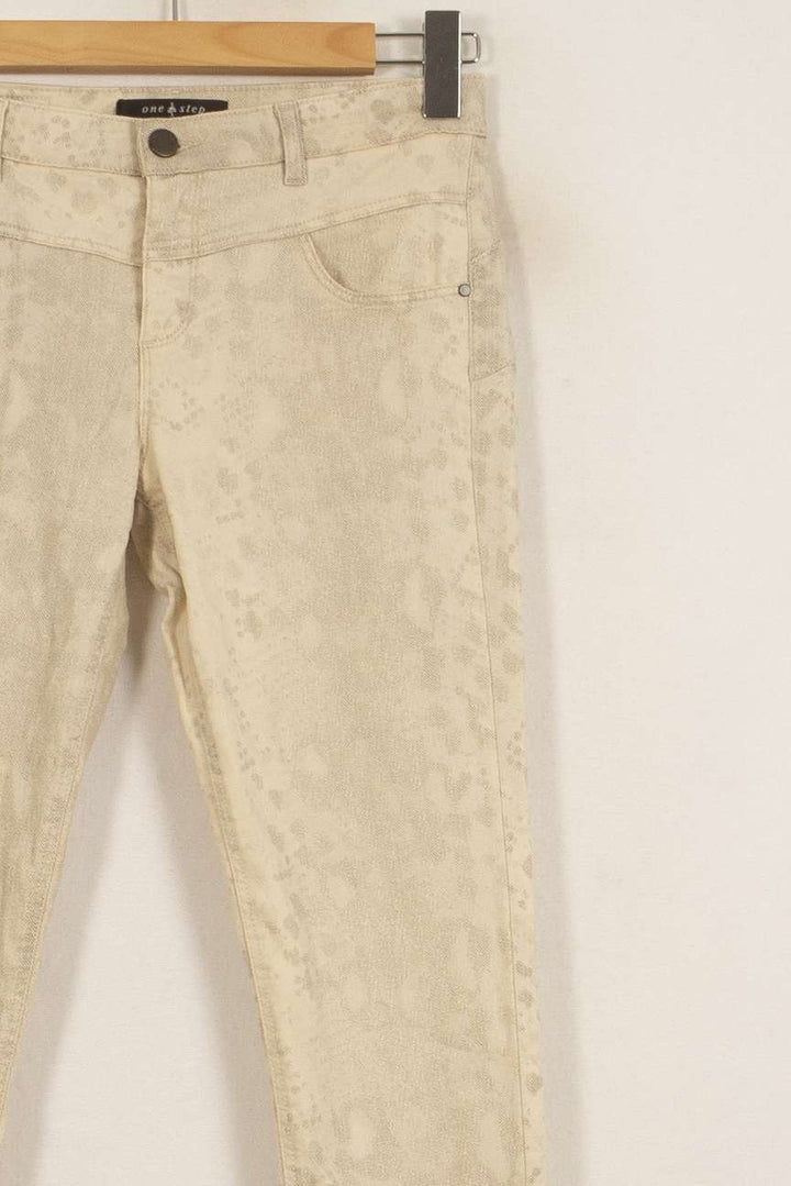 Jean Beige - Taille M/38 de la marque One Step | PARAD35644 - Vendu par Paradigme - Image 3