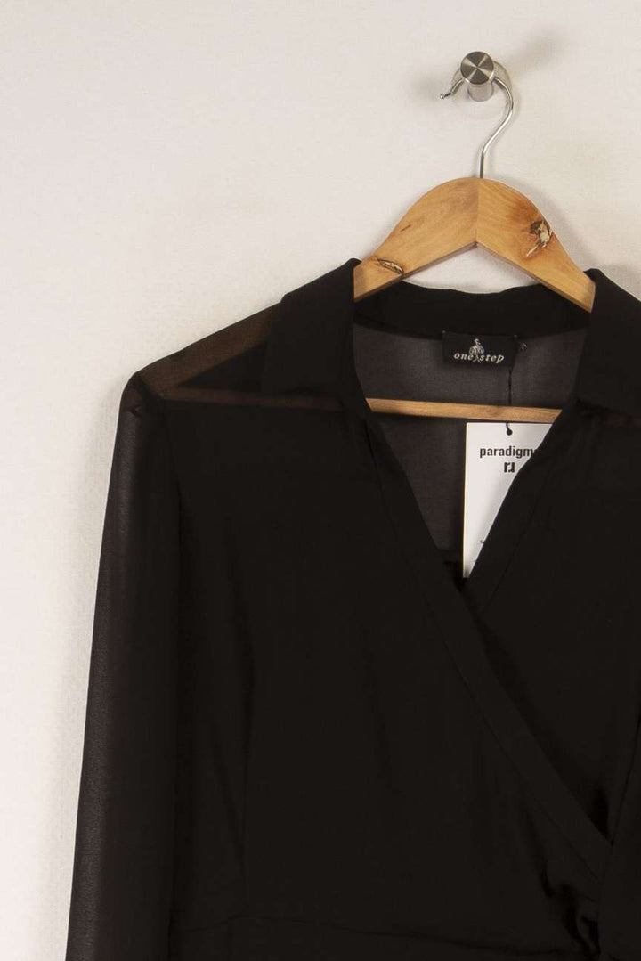 Robe noire avec transparence - Taille L/40 de la marque One Step | PARAD35646 - Vendu par Paradigme - Image 2